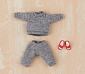 Nendoroid Doll: Outfit Set - Sweatshirt and Sweatpants - Grey