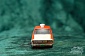 LV-129b - toyopet crown taxi checker cab (orange) (Tomica Limited Vintage Diecast 1/64)