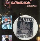 One piece Luffy metall sticker
