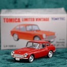 LV-125b - honda s600 coupe (red) (Tomica Limited Vintage Diecast 1/64)