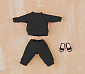 Nendoroid Doll: Outfit Set - Sweatshirt and Sweatpants - Black