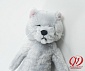 Good Night Meow Stuffed Toy - Gray Cat