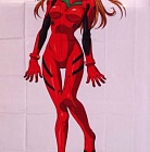 Evangelion bed sheet - Souryuu Asuka Langley (простыня)