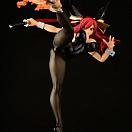 Fairy Tail  - High Kick Ver., Black Bunny - Erza Scarlet