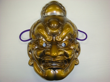 Japan Mask - Agyo Gold