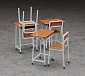 School desk and chair set 1/12