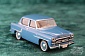 LV-148a - toyopet crown deluxe 1956 (blue) (Tomica Limited Vintage Diecast 1/64)