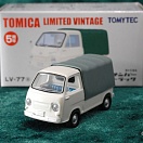 LV-77a - subaru sambar truck (white) (Tomica Limited Vintage Diecast 1/64)