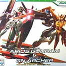 (HG) GN-007 Arios Gundam and GNR-101A GN Archer