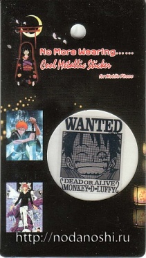 One piece Luffy metall sticker