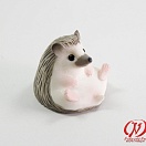 Hedgehog mascot & brooch - Hedgehog Sit