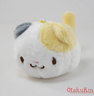 FUWAKOROMARU Mascot - plush cat - white+yellow+gray ver.