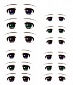 Decals eyes series 3 for 1/6 scale heads