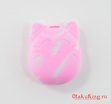 Чехол для Тамагочи - котик мраморный розовый