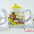 Rilakkuma Teapot Set - чайный набор "I love you"