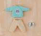 Nendoroid Doll: Outfit Set - Sweatshirt and Sweatpants - Light Blue