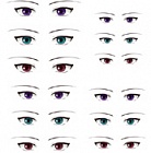 Decals eyes series 12 for 1/6 scale heads