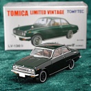 LV-136b - isuzu bellett 1600 gt 1969 (green) (Tomica Limited Vintage Diecast 1/64)