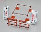 Security Equipment for Construction Area (1/12 Scale)