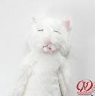 Good Night Meow Stuffed Toy - White Cat