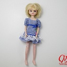 Японская кукла б/у (Jenny doll, Licca doll) blue dress