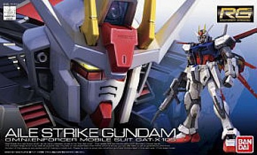 RG (#03) Aile Strike Gundam O.M.N.I. Enforcer Mobile Suit GAT-X105