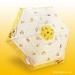 Nekoatsume Folding Umbrella Yellow