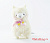 Alpacasso Alpaca Plush - PonPon Velvet Ribbon - Cream-chan
