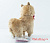 Alpacasso Alpaca Plush - PonPon Velvet Ribbon - Mocha-kun
