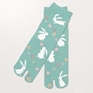 Two-Toe Socks - Rabbit and Flower Pattern