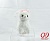 Alpacasso Alpaca Bridal Keychain (Альпака) - White Bride