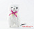Alpacasso Alpaca Plush - PonPon Velvet Ribbon - Shiro-chan
