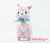 Alpacasso Alpaca Plush - PonPon Velvet Ribbon - Momo-chan