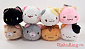 FUWAKOROMARU Mascot - plush cat - pink ver.