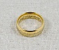Lord of the Rings (The Hobbit) - One Ring (gold tungsten carbide) размер 6