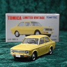 LV-161b - toyota corolla 1200 2door deluxe 1969 (yellow) (Tomica Limited Vintage Diecast 1/64)