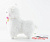 Alpacasso Alpaca Plush - PonPon Velvet Ribbon - Shiro-chan