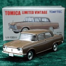 LV-133a - nissan cedric custom 1963 (brown) (Tomica Limited Vintage Diecast 1/64)