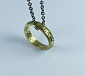 Lord of the Rings (Hobbit) - One Ring pendant (кольцо - кулон на цепочке)