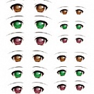 Decals eyes series 6 for 1/6 scale heads