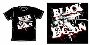 Black Lagoon Black Lagoon T-shirt Black Size L