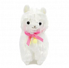 Alpacasso Alpaca Plush - PonPon Velvet Ribbon - Shiro-chan