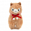 Alpacasso Alpaca Plush - PonPon Velvet Ribbon - Mocha-kun