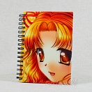 Notebook anime girl orange